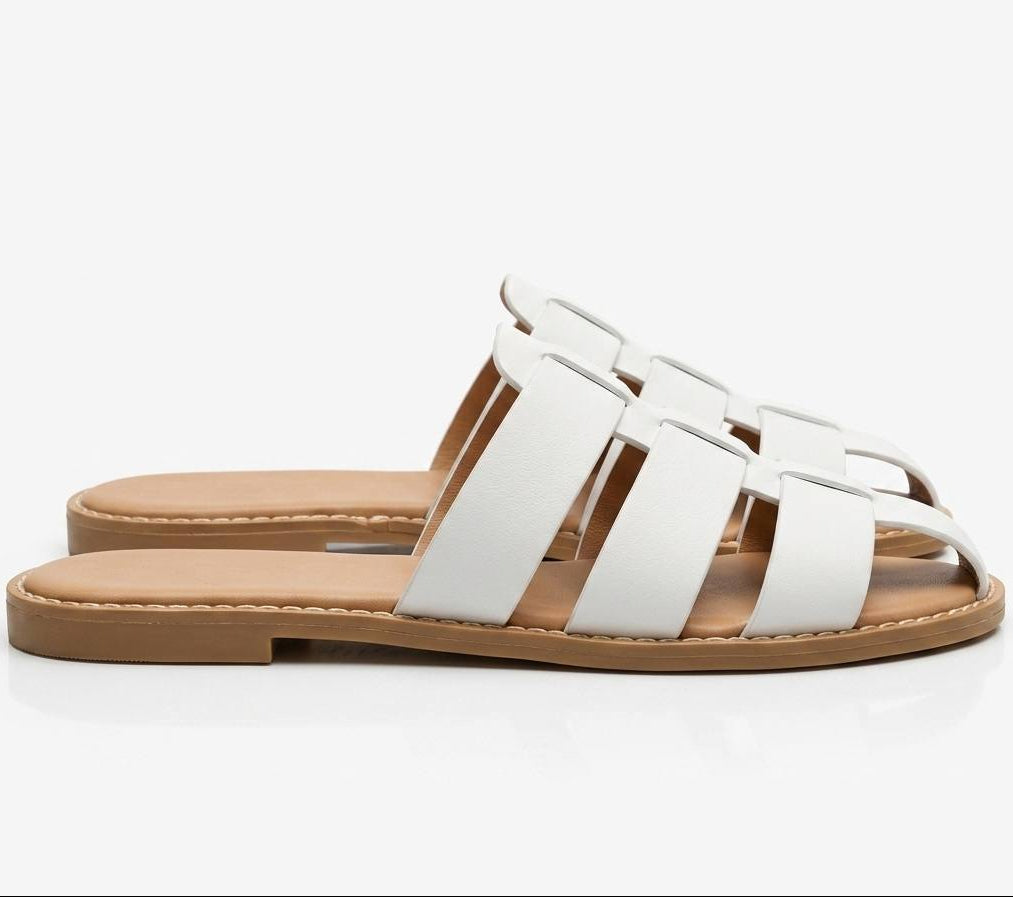 Leather Slide Sandal