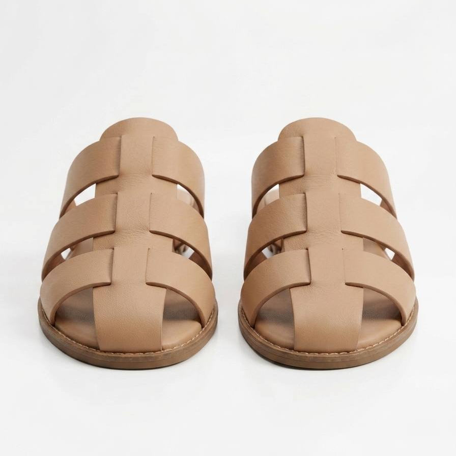 Leather Slide Sandal