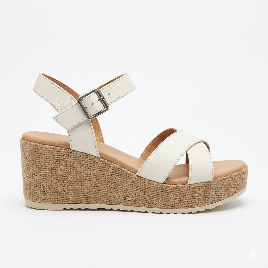 Cross Strapped Sandal