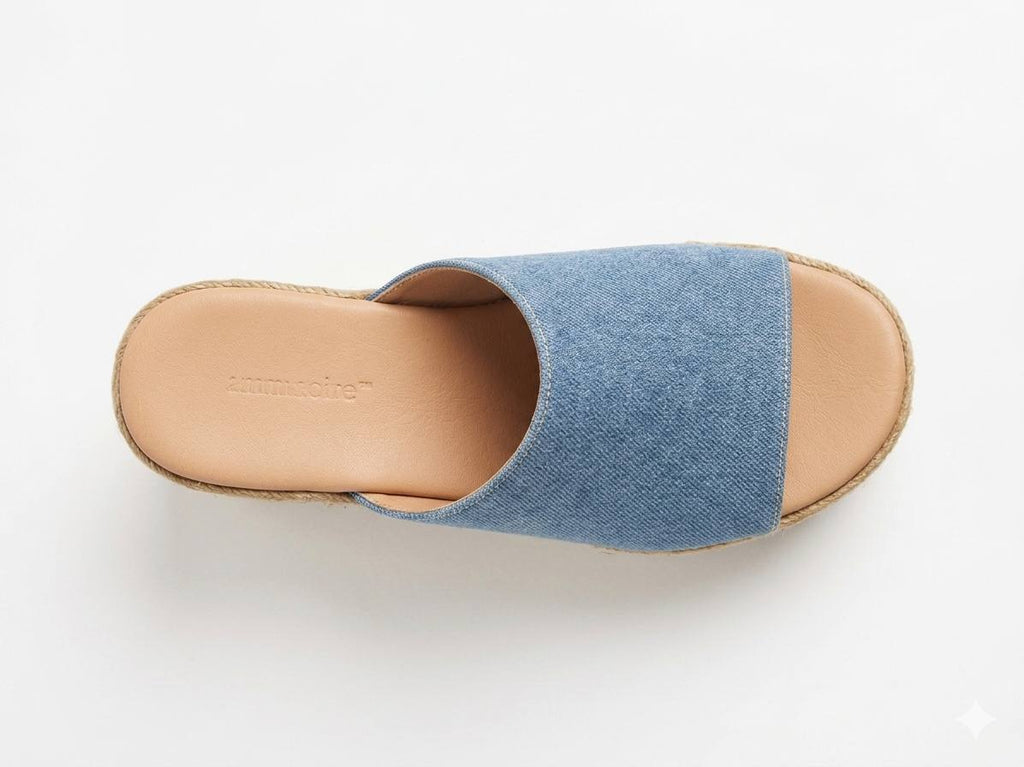 The Denim Platform Wedge
