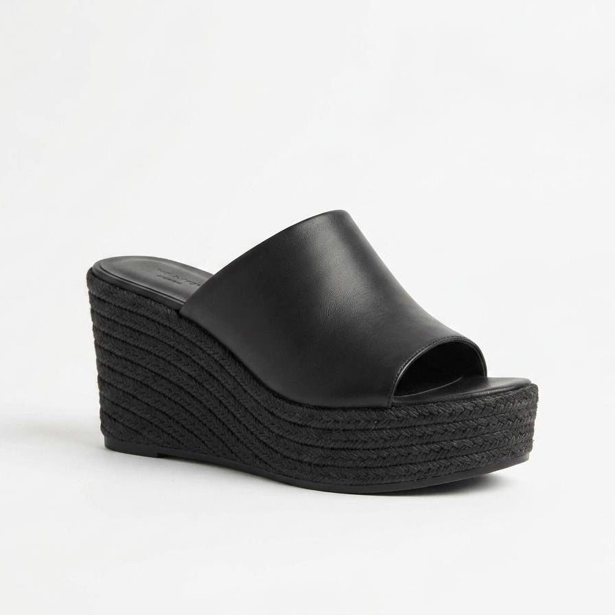 The Denim Platform Wedge